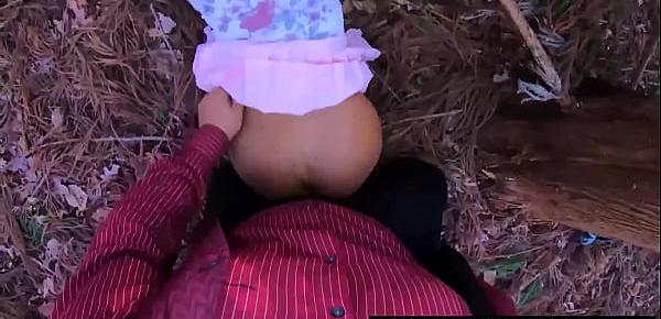  HD Dirty Sex In The Forest With My Adorable Stepdaughter Msnovember, Spread Eagle Missionary Sex With My Big Cock, Nailing Her Little Tight Cunt In a Pink Mini Skirt, And Doggie With Arched Back on Sheisnovember